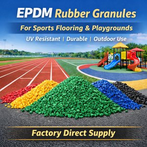 High Quality EPDM Rubber Granules for Sports Flooring and Playground Surfaces