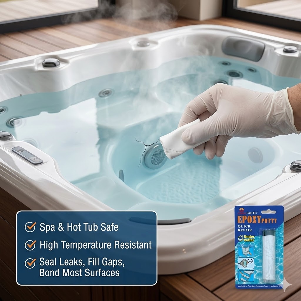 CNMI Waterproof Underwater Pool Repair Epoxy Putty Stop Leak Sealing Stick for Swimming Pool Skimmer Tile Crack Spa