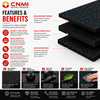10mm Shock-absorbing Gym Rubber Mats Anti Slip Flooring | CNMI