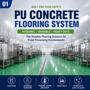 Polyurethane Cement Flooring for Food Factory | CNMI