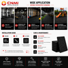 10mm Shock-absorbing Gym Rubber Mats Anti Slip Flooring | CNMI