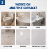 Tile Repair Kit for Ceramic & Porcelain | Bathtub Sink Crack Repair Adhesive | Fiberglass Tub Repair Kit OEM