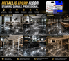 Metallic Epoxy Floor Coating for Garage & Showroom | CNMI