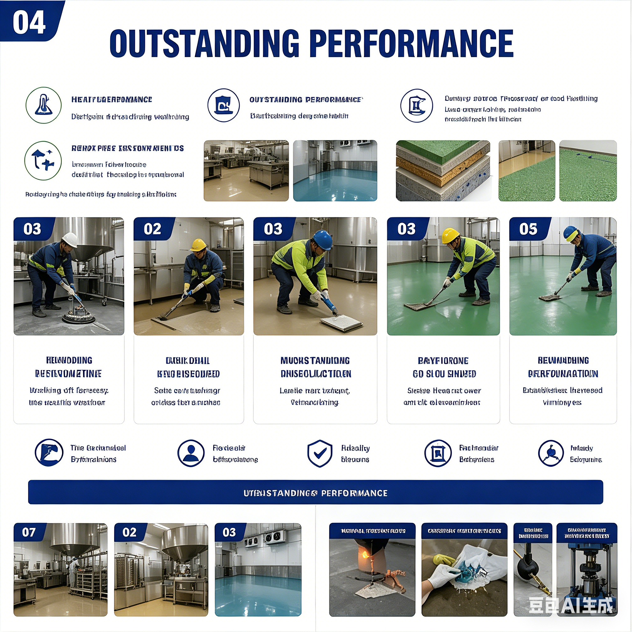 Polyurethane Cement Flooring for Food Factory | CNMI