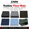 CNMI Rubber Mat – Indoor Outdoor Interlocking Rubber Tiles for Gym Playground Sports Flooring