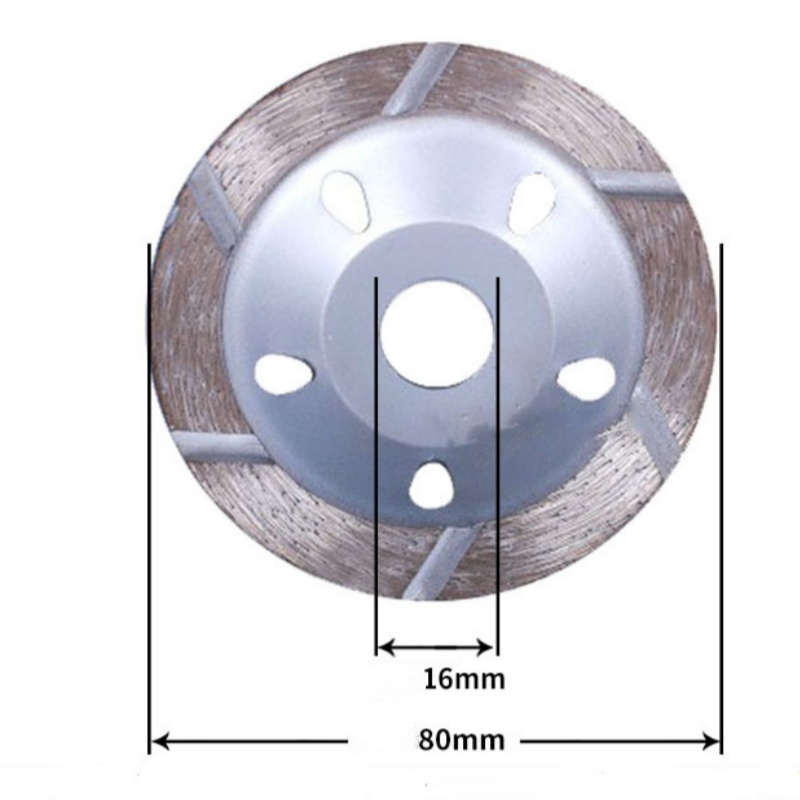 CNMI Heavy Duty Diamond Grinding Wheel for Cement Stone Concrete Double Row Disc Cup Bowl Grinding Pad