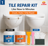 Tile Repair Kit for Ceramic & Porcelain | Bathtub Sink Crack Repair Adhesive | Fiberglass Tub Repair Kit OEM