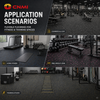 25mm Shock-absorbing Gym Rubber Mats Anti Slip Flooring | CNMI