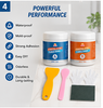 Tile Repair Kit for Ceramic & Porcelain | Bathtub Sink Crack Repair Adhesive | Fiberglass Tub Repair Kit OEM
