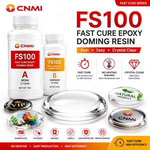 FS100 2:1 Fast Cure Crystal Clear Epoxy Doming Resin|CNMI