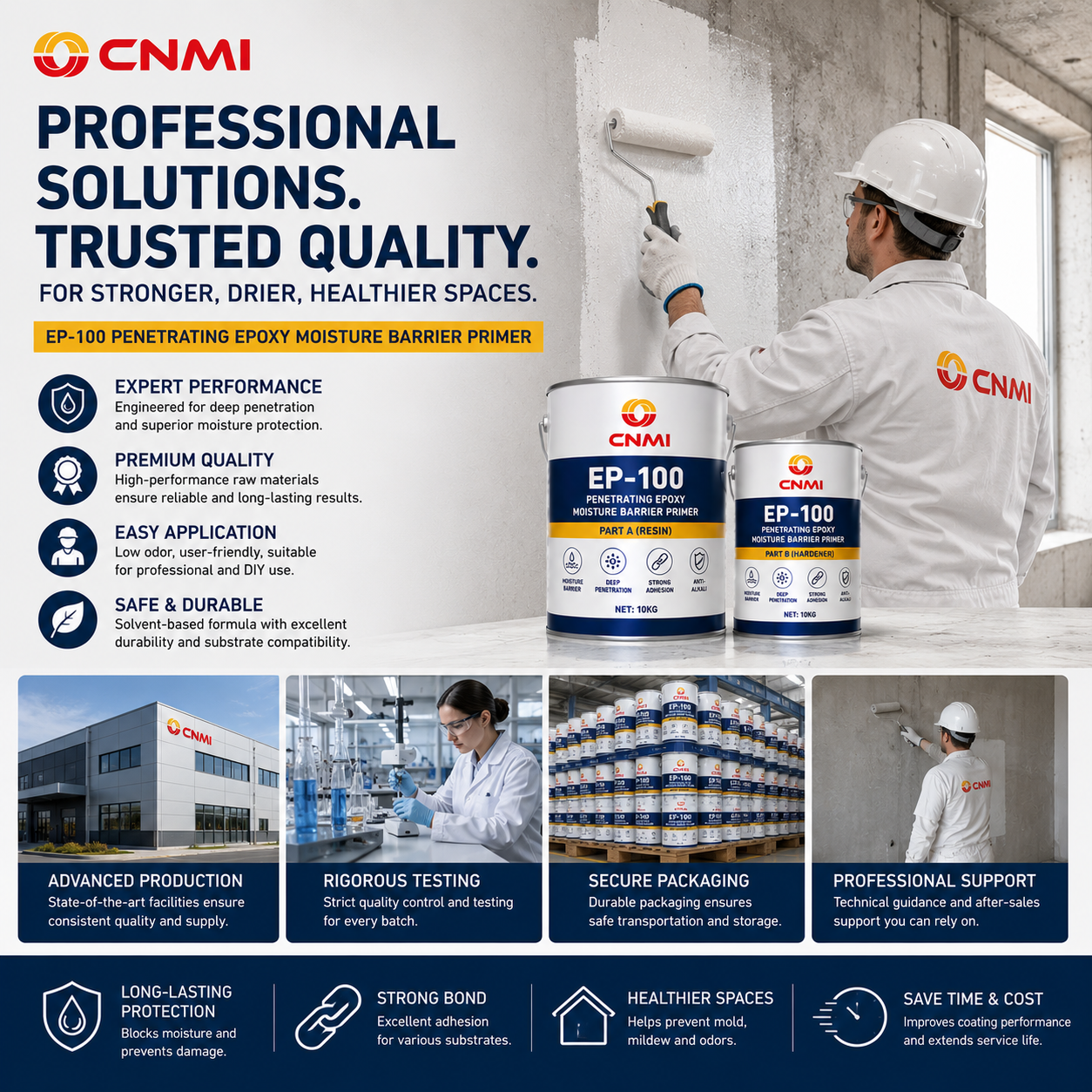 EP-100 Low Viscosity Damp Proof Penetrating Epoxy Primer|CNMI
