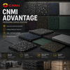 25mm Shock-absorbing Gym Rubber Mats Anti Slip Flooring | CNMI