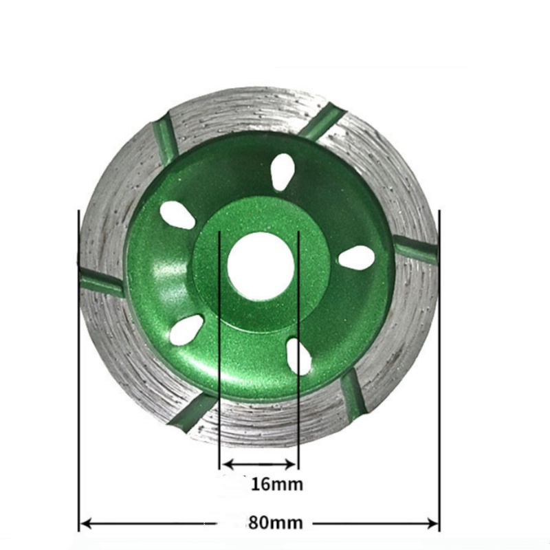 CNMI Heavy Duty Diamond Grinding Wheel for Cement Stone Concrete Double Row Disc Cup Bowl Grinding Pad