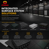 500*500*20mm Shock-absorbing Gym Rubber Mats Anti Slip Flooring | CNMI
