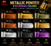 10-60μm High Gloss UV Resistant Metallic Powder Premium Pigment | CNMI&nbsp;