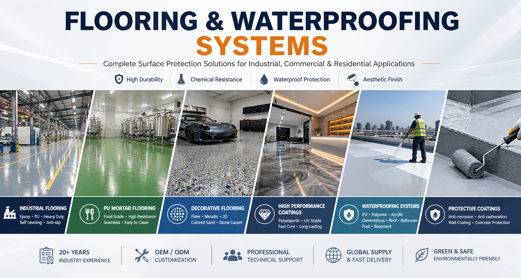 Flooring & Waterproofing Systems