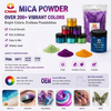 Mica Powder Bright Non-Bleeding Pigment for Resin Craft Soap Candle Cosmetics - CNMI