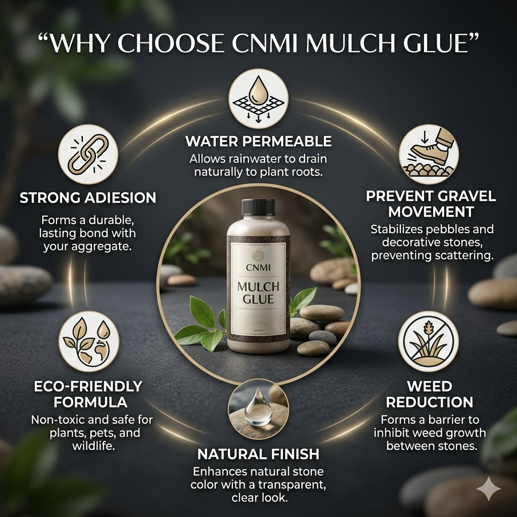 MG01 Landscape Mulch Glue High water permeability Strong adhesion |CNMI