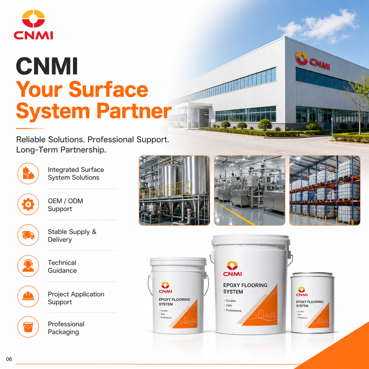 CNMI Epoxy Anti Slip And Super Wear-resistant