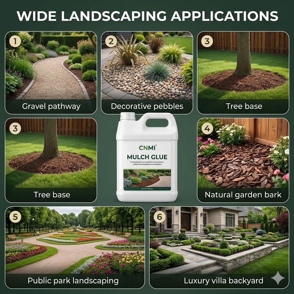 MG01 Landscape Mulch Glue High water permeability Strong adhesion |CNMI