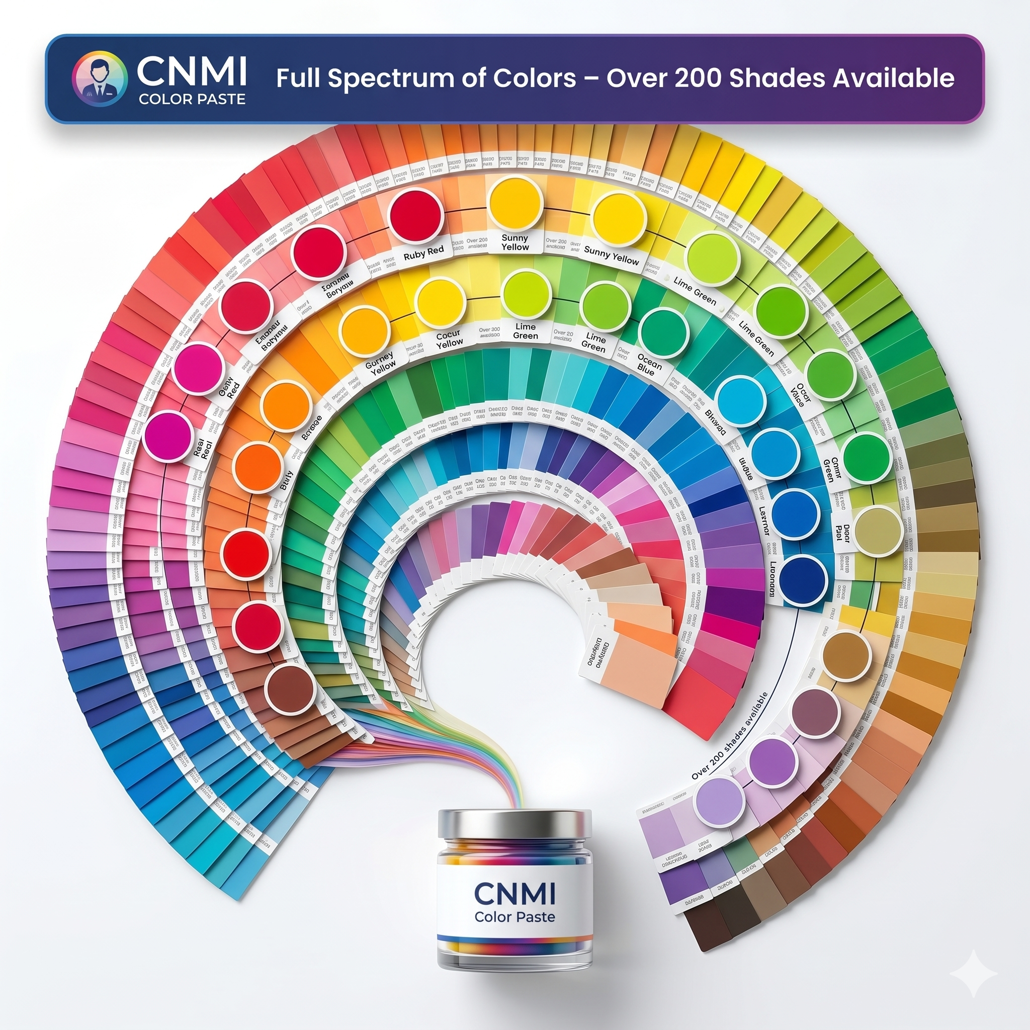 CNMI Color Paste Liquid Epoxy Resin Color for Painting Handmade Art Craft Pigment Floor