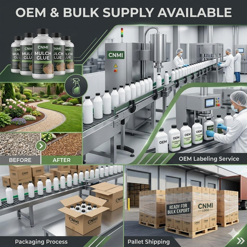 MG01 Landscape Mulch Glue High water permeability Strong adhesion |CNMI