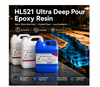 HL521 Deep Pour Epoxy Resin 2:1 Ratio Clear Casting Resin for River Table & Furniture