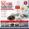 TC130 2:1 Crystal Clear Flexible Epoxy Doming Resin|CNMI