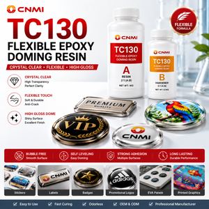 TC130 2:1 Crystal Clear Flexible Epoxy Doming Resin|CNMI