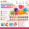  Liquid Pigment Soap Dye Epoxy Resin Dye for Soap Craft| CNMI