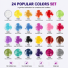 Mica Powder Bright Non-Bleeding Pigment for Resin Craft Soap Candle Cosmetics - CNMI