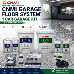 Epoxy Flakes Floor Kit for Garage & Lobby | CNMI